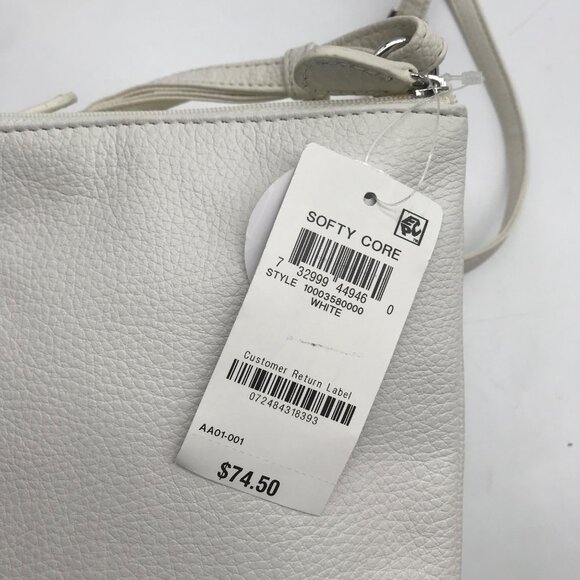 Giani Bernini White Softy Core Crossbody Bag - Picture 10 of 11